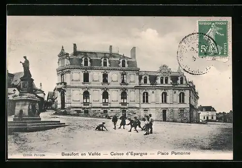 AK Beaufort-en-Vallée, Caisse d`Epargne, Place Pomonne