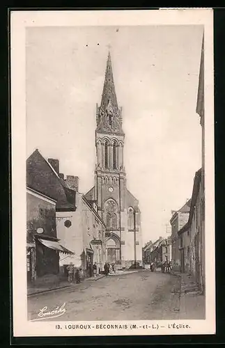 AK Louroux-Béconnais, L`Eglise