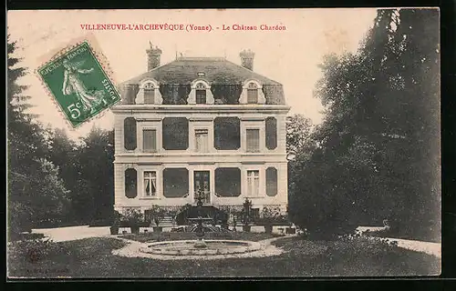 AK Villeneuve-l`Archeveque, Le Chateau Chardon