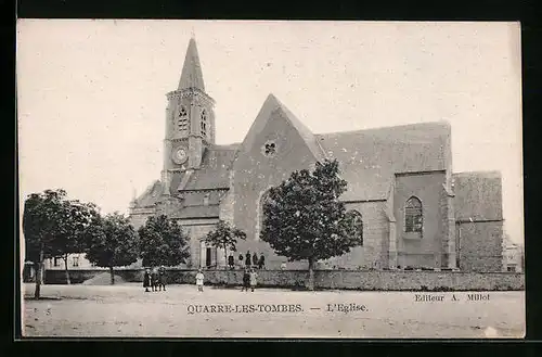 AK Quarré-les-Tombes, L`Eglise