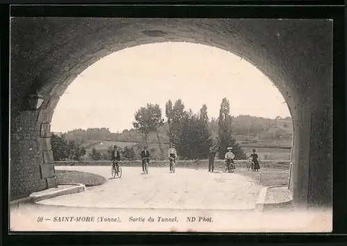 AK Saint-More, Sortie du Tunnel