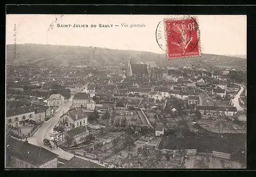 AK Saint-Julien-du-Sault, Vue générale