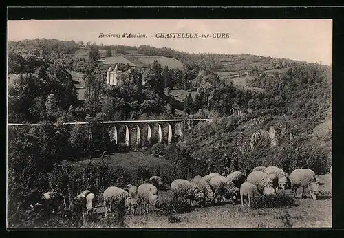AK Chastellux-sur-Cure, Le Pont