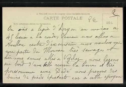 AK Chastellux-sur-Cure, Le Pont