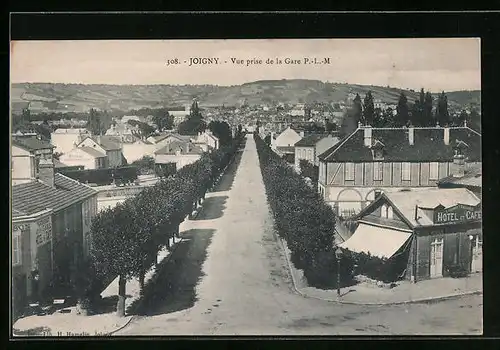AK Joigny, Vue prise de la Gare