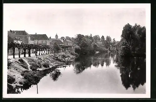 AK Vincelotte, Vue sur l`Eglise et l`Ile