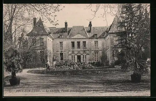 AK Arcy-sur-Cure, Le Chateau, Facade principale