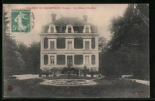 AK Villeneuve-l`Archeveque, Le Chateau Chardon