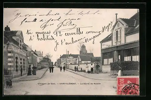AK Saint-Clément, La Route de Nogent