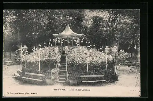 AK Saint-Bris, Jardin et Bal Givaudin