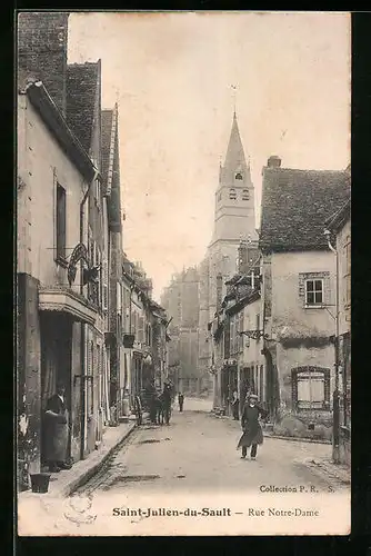 AK Saint-Julien-du-Sault, Rue Notre-Dame