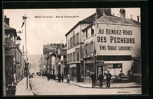 AK Esbly, rue du Chemin-de-Fer