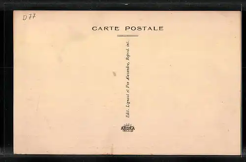 AK Coubert, Les quatres Routes et Rue de la Poste