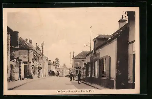 AK Coubert, Rue de Paris