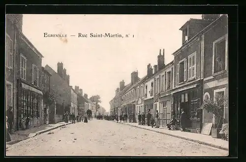 AK Egreville, Rue Saint-Martin