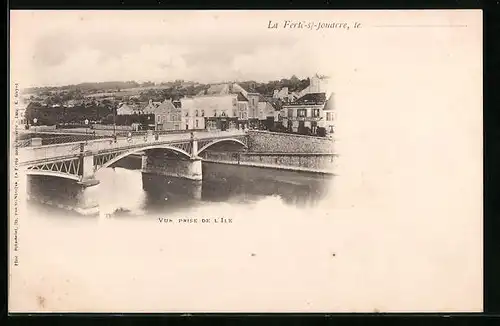 AK La Ferté-sous-Jouarre, Vue prise de l`Ile