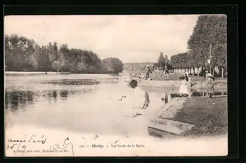 AK Héricy, Les bords de la Seine