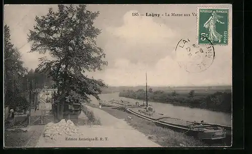 AK Lagny, La Marne