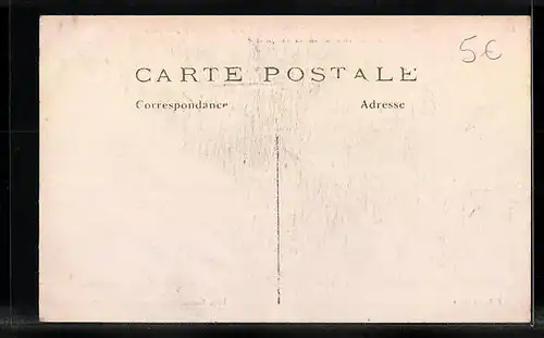 AK Barcy, Le Village bombardé par les Allemands, La Grande Guerre 1914-15