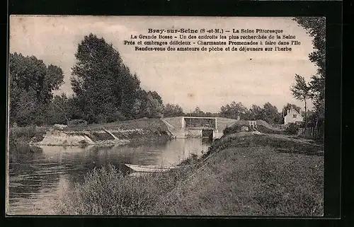 AK Bray-sur-Seine, La Grande Bosse