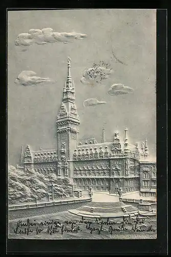 AK Hamburg, Relief des Rathauses