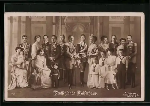 AK Deutschlands Kaiserhaus, Wilhelm II. von Preussen