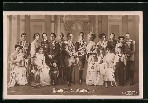 AK Deutschlands Kaiserhaus, Wilhlem II. von Preussen