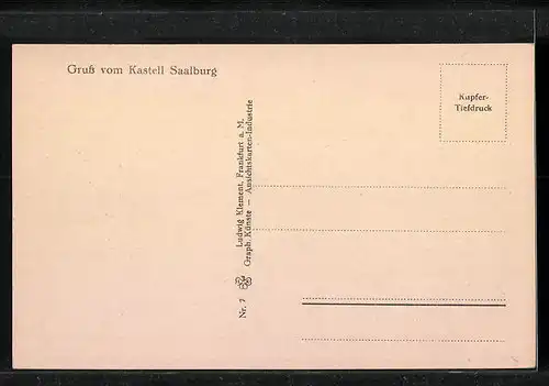 AK Bad Homburg v. d. H., Kastell Saalburg Sacellum mit Kaiser Hadrian und Severus Alexander