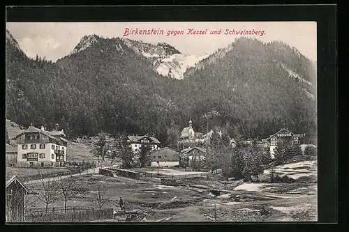 AK Birkenstein, Panorama gegen Kessel und Schweinsberg