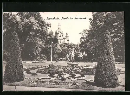 AK Mannheim, Partie im Stadtpark