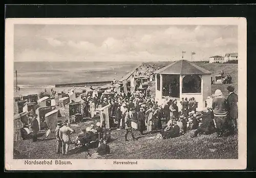 AK Büsum / Nordsee, Blick zum Herrenstrand