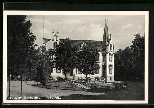 AK Neukloster i. Mecklbg., Partie am Wald-Hotel