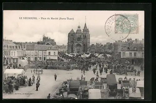 AK Le Neubourg, Place du Marché