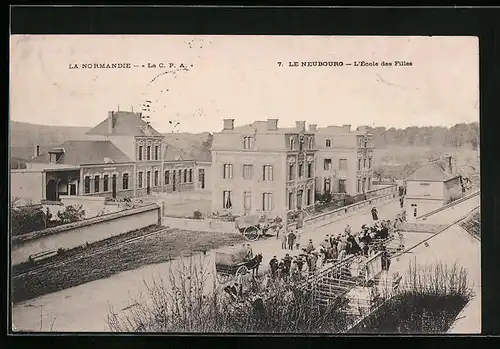 AK Le Neubourg, l'École des Filles