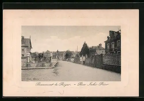 AK Beaumont-le-Roger, Rue Jules-Prior