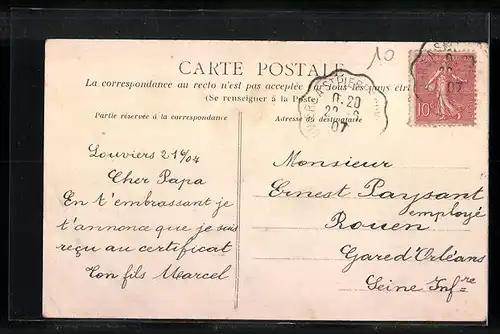 AK Saint-Pierre-du-Vauvray, Le Passage à niveau