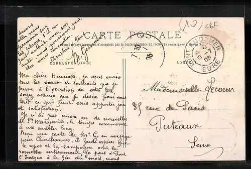 AK Beuzeville, La Poissonnerie, Route d'Honfleur