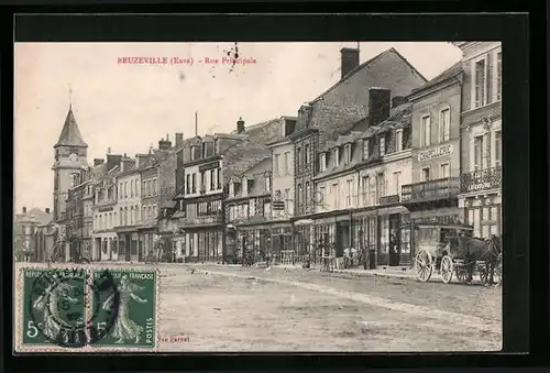 AK Beuzeville, Rue Principale