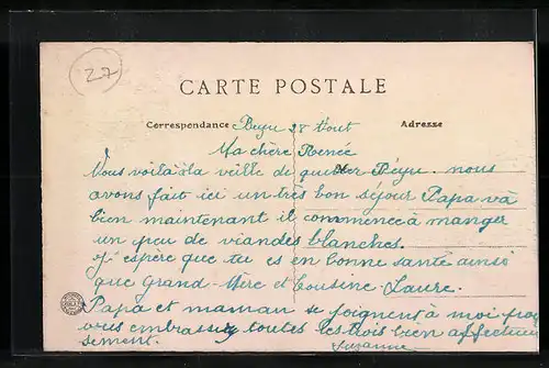 AK Bézu-Saint-Éloi, Rue des Moulineaux, Strassenpartie