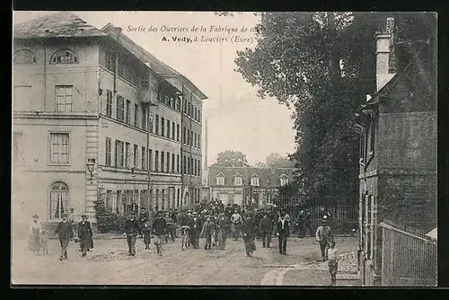 AK Louviers, Sortie des Ouvriers de la Fabrique de courroies