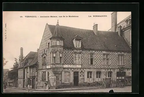 AK Verneuil, Ancienne Maison, Rue de la Madeleine