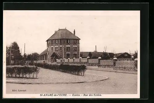 AK St-André-de-l`Eure, Ecoles, Rue des Ecoles