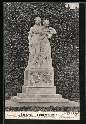 AK Hannover, Prinzessinnen-Denkmal