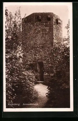 AK Weinsberg, am Aussichtsturm