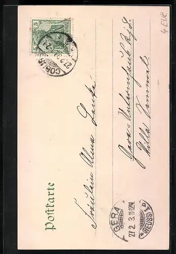 AK Coburg, Blick zur Veste