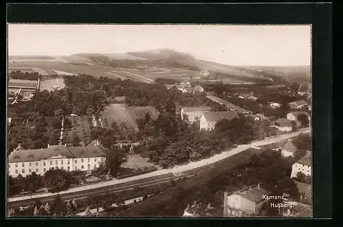 AK Kamenz i. Sa., Totale mit Hutberg