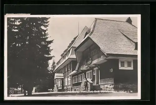 AK Feldberg / Schwarzwald, Hotel-Kurhaus Hebelhof