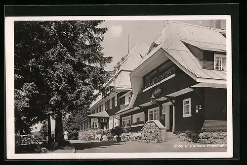 AK Feldberg / Schwarzwald, Hotel Hebelhof