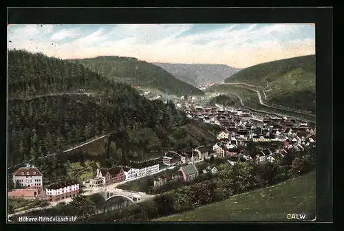 AK Calw, Gesamtansicht mit Höhere Handelsschule