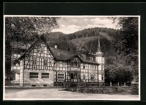 AK Bockschmiede / Thür. Wald, Gasthaus zum Eisenhammer